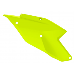 Polisport, podsedlové tabulky, KTM SX/SXF `16-18, EXC/EXCF `17-19 žlutá barva FLUO (obě strany)